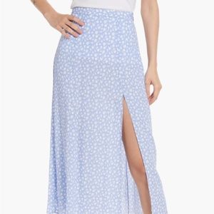 & Other Stories | Floral Side Slit Midi Skirt NWOT